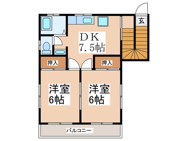 第３和田ハイツの物件間取画像